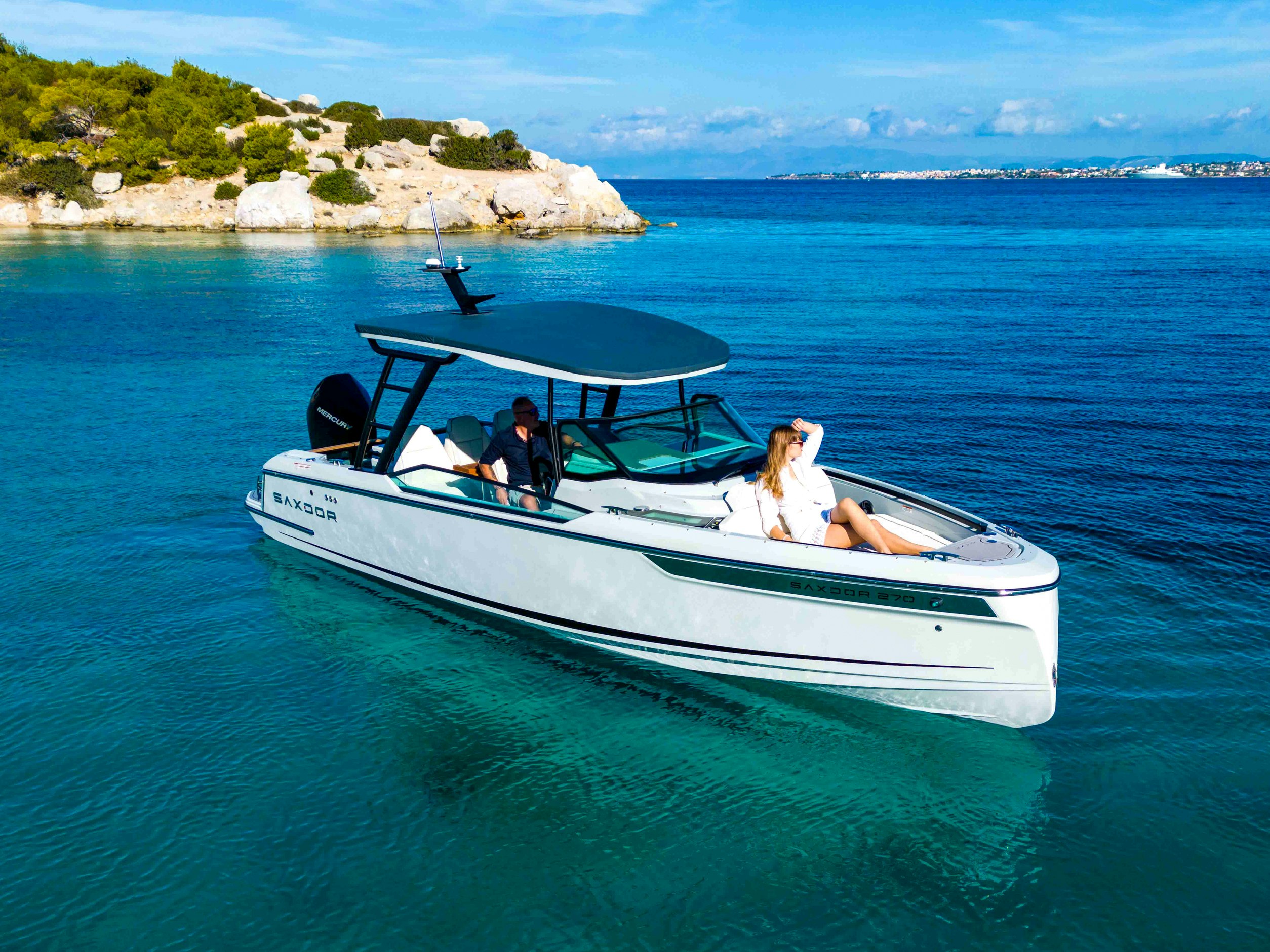 Motorboat Saxdor 270 GTO Ela from 3800 EUR rental in Marina Dalmacija ...
